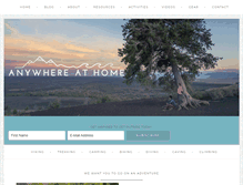 Tablet Screenshot of anywhereathome.com